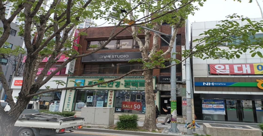 중앙대로 중분대 가로수 약전정 전