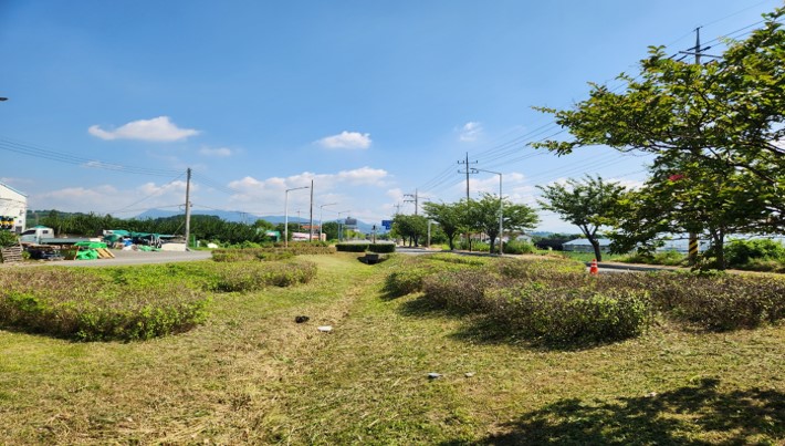 부산소프트웨어고등학교 교통섬 작업 후