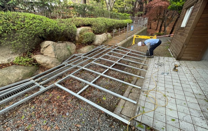 보행데크 작업중1