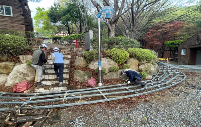 보행데크 작업중1